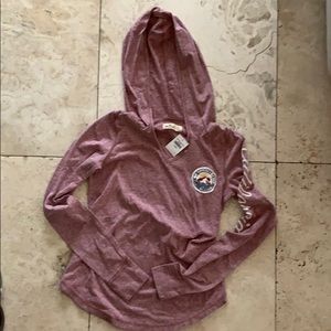 HOLLISTER l/s tshirt with hoodie